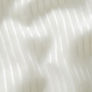 Satin stripes voile silk blend – white, 