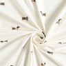Cotton Jersey happy dachshunds – ivory,  thumbnail number 3
