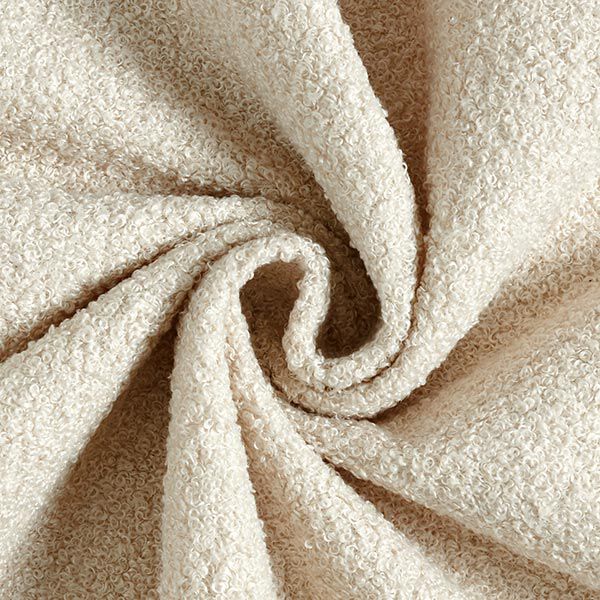 Upholstery Fabric Bouclé – light beige,  image number 1