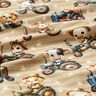 Cotton Jersey Tractor with animals Digital Print – anemone/almond,  thumbnail number 2