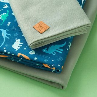 Dino World Jersey Fabric Pack | PETIT CITRON – petrol, 