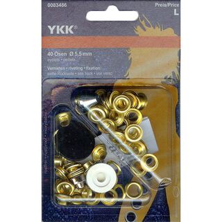 Eyelets 4 – gold metallic | YKK, 