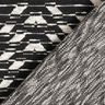 jacquard knit geometric pattern – black/white,  thumbnail number 5