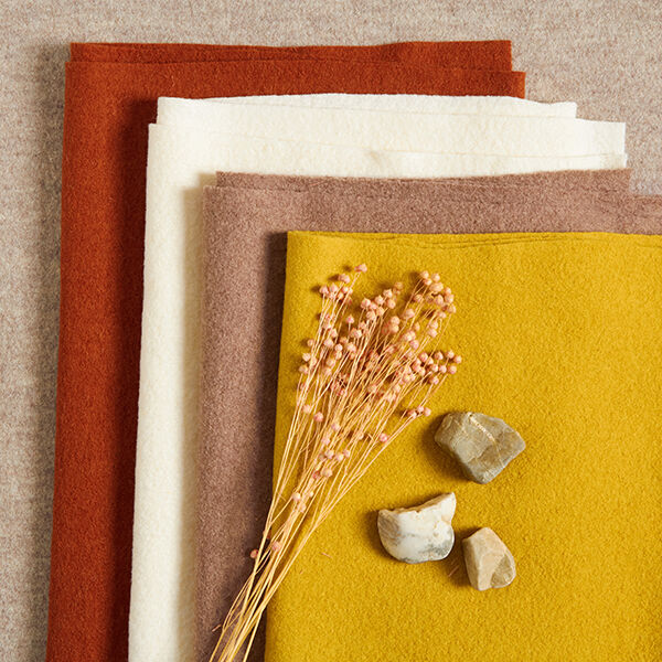 Fulled woollen loden – terracotta,  image number 6