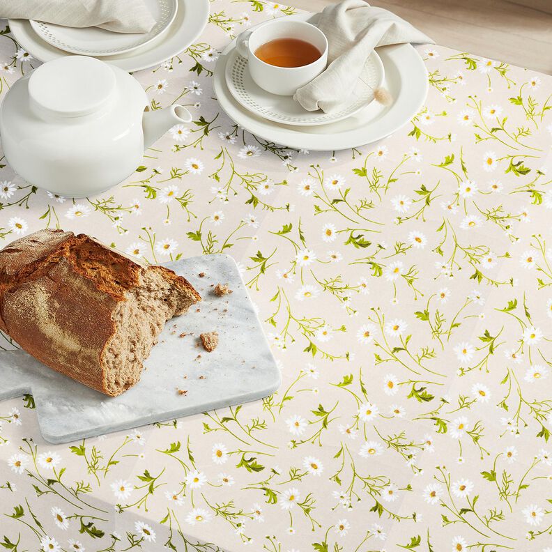 Coated Cotton daisies – natural/white,  image number 8