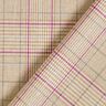 Viscose Blend Prince of Wales check with lurex – almond/grape,  thumbnail number 4