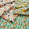 Cotton Poplin happy clay vegetables Digital Print – aqua blue,  thumbnail number 5