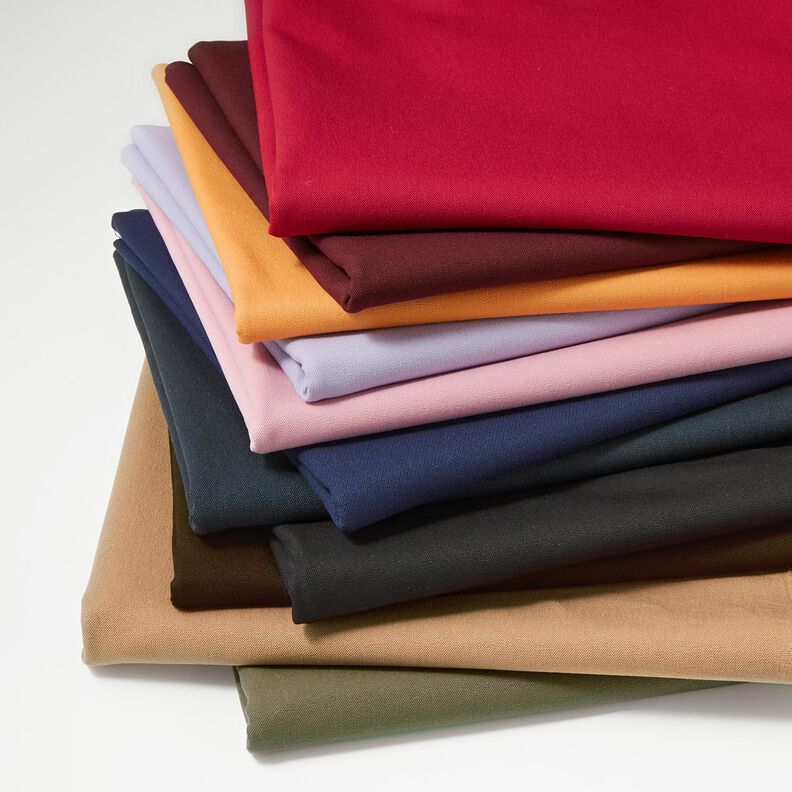 Plain medium stretch trouser fabric – olive,  image number 4