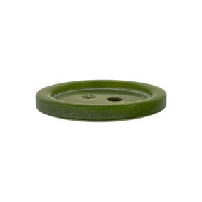 Basic 2-Hole Plastic Button - olive, 