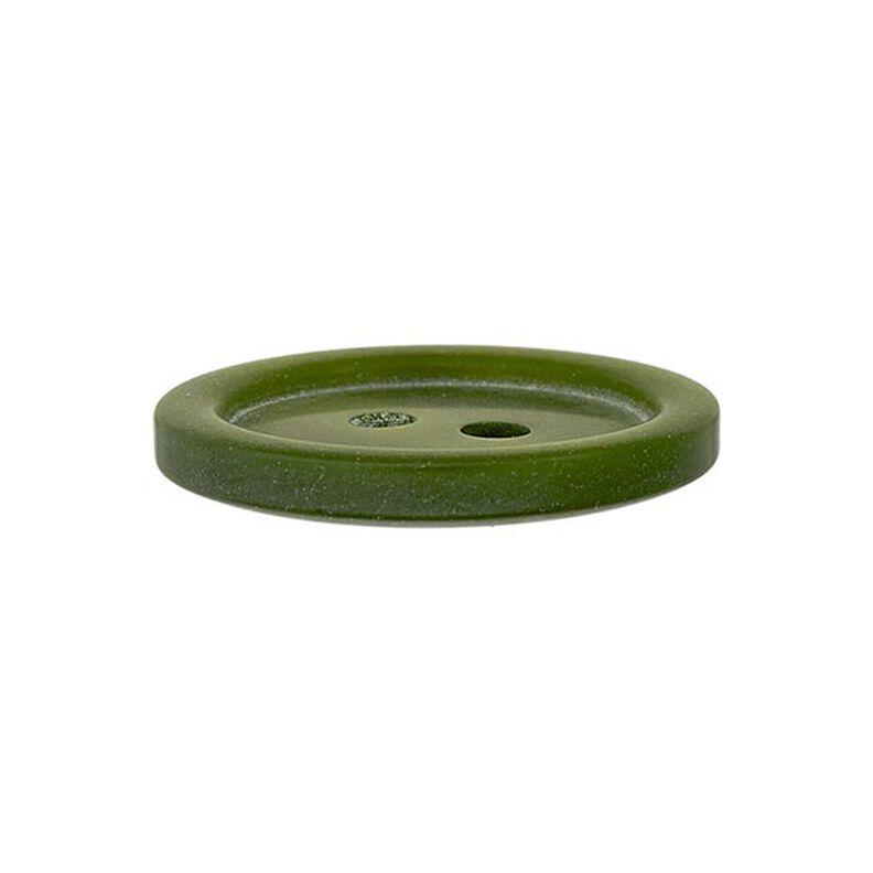 Basic 2-Hole Plastic Button - olive,  image number 2