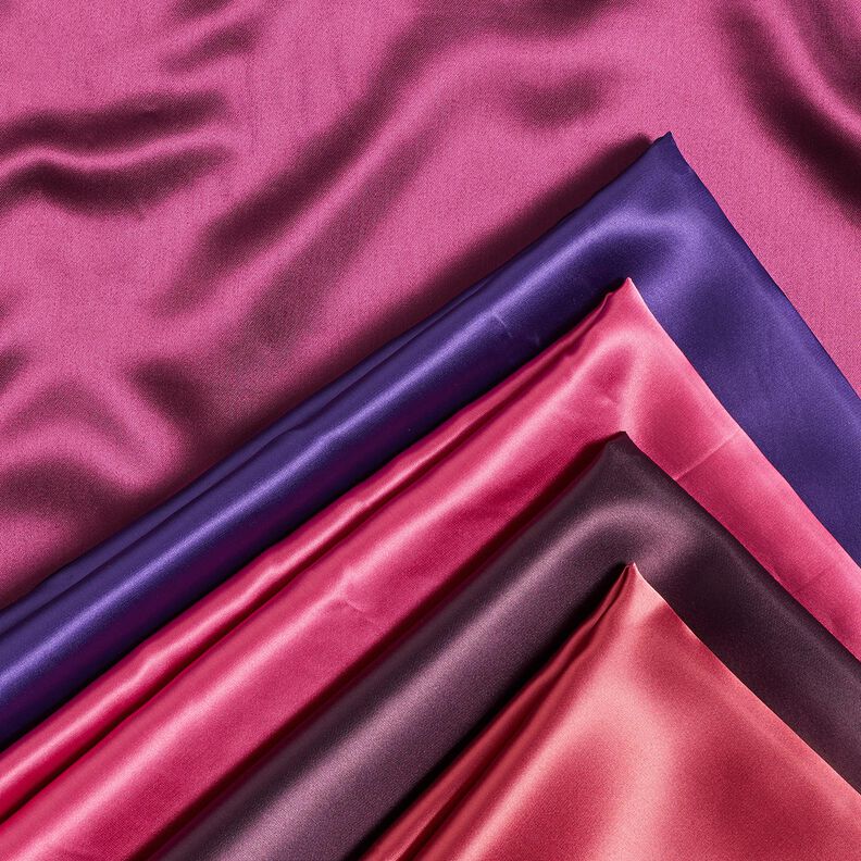 Satin lining plain – lilac,  image number 4