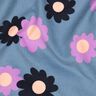 Baby Cord Flowers| Poppy Fabrics – denim blue/lavender,  thumbnail number 2