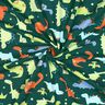 French Terry Dinosaurs | Poppy Fabrics – blue spruce/light green,  thumbnail number 3