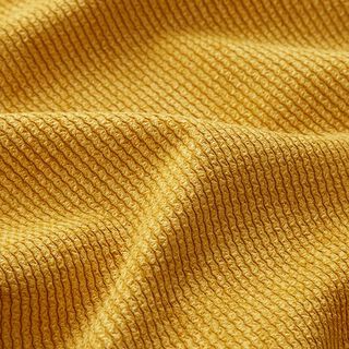 Upholstery Fabric Corduroy look waves – curry yellow, 