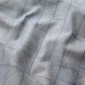Decor Fabric Half Panama Line Patchwork – steel blue/natural,  thumbnail number 2
