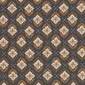Cotton Cretonne flowery tiles – granite,  thumbnail number 1