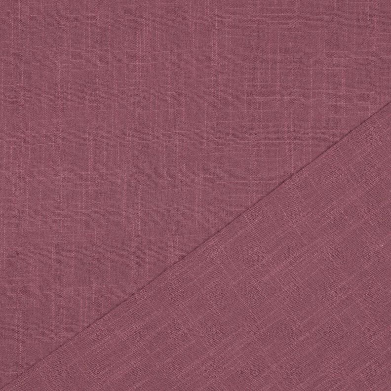 Cotton Linen look plain – hollyhock, image number 3
