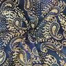 Fine Cotton Batiste Paisley batik – ocean blue/sand,  thumbnail number 3
