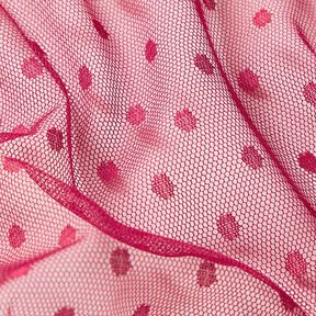 Dots soft mesh – dark red, 