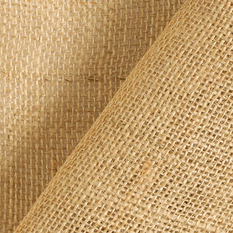 Decor Fabric Jute Plain 150 cm – beige,  image number 4