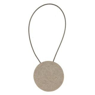Stone Tiebacks with Magnetic Closure [21,5cm] – light grey, 