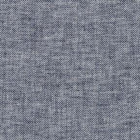 Herringbone Linen Cotton Blend – midnight blue, 