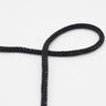 Cotton cord Lurex [Ø 5 mm] – black,  thumbnail number 1