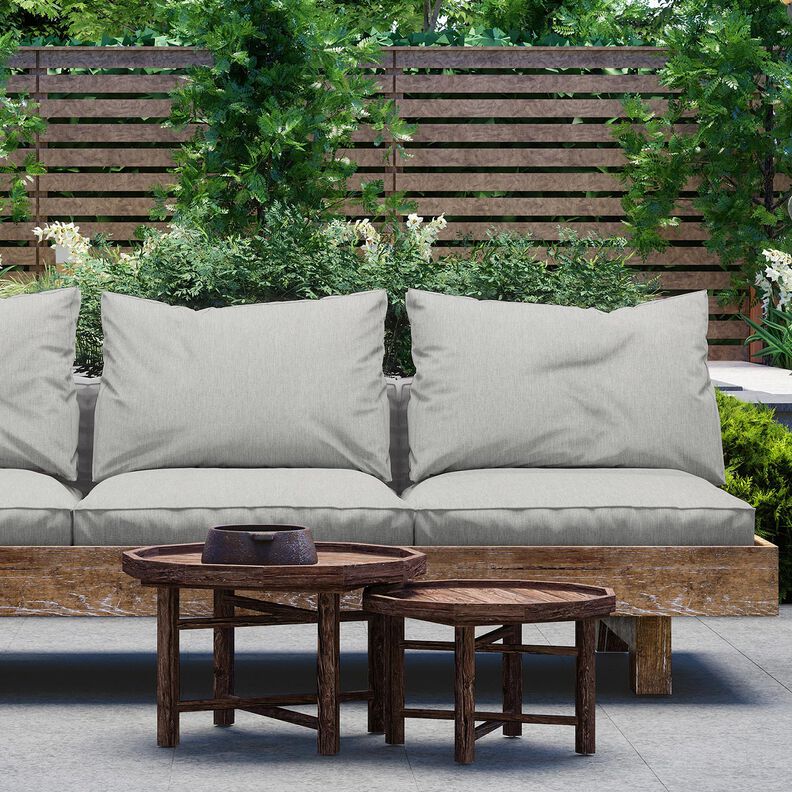 Outdoor Fabric Canvas Mottled 320 cm – light grey,  image number 5