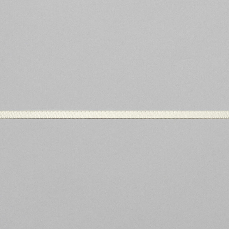 Satin Ribbon [3 mm] – offwhite,  image number 1
