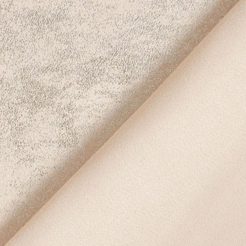 Metallic stretch velour – beige/metallic gold,  image number 4