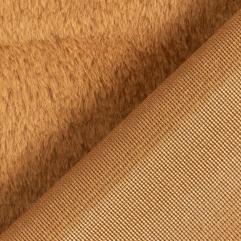 Plain faux fur – fawn,  image number 3