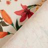 Decorative fabric, half Panama, floral – apricot/natural,  thumbnail number 4