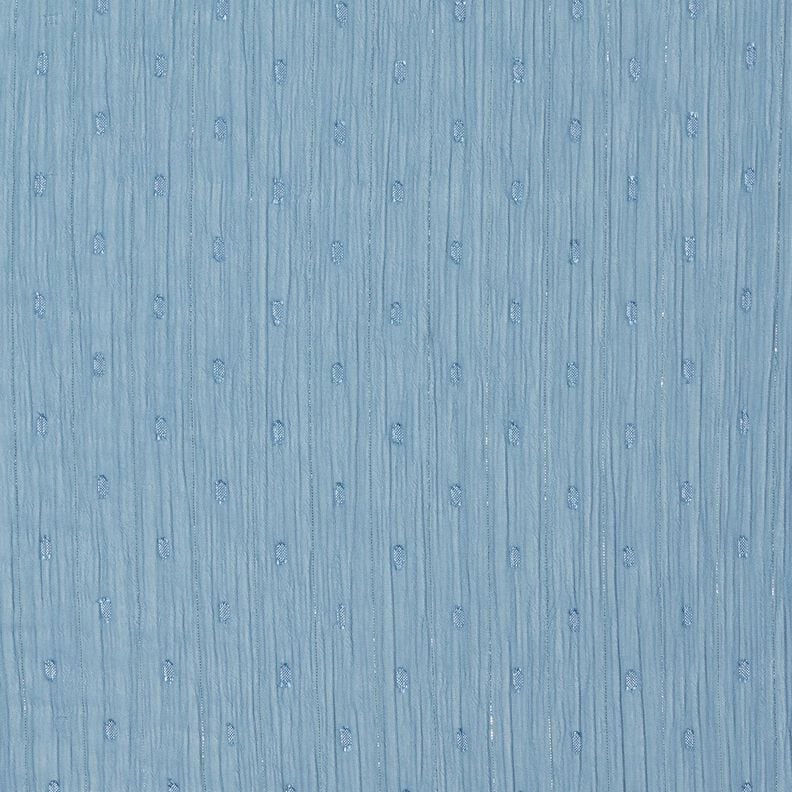 Metallic pinstripe chiffon dobby – brilliant blue/metallic silver,  image number 1