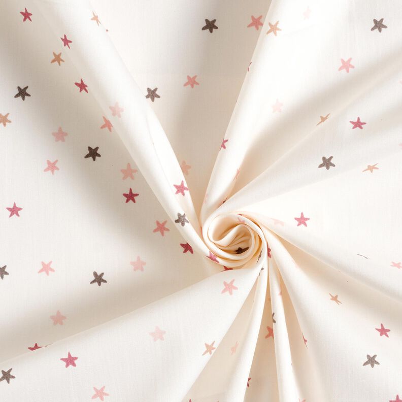 Cotton Poplin little stars – ivory, image number 3
