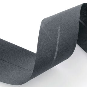 Bias binding Polycotton [50 mm] – dark grey, 