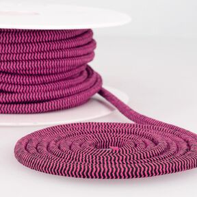 Outdoor Elastic cord [Ø 5 mm] – lilac/black, 
