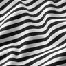 Cotton Jersey Narrow Stripes – black/white,  thumbnail number 2