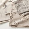 Decor Fabric Half Panama fine leaves – natural/black,  thumbnail number 8