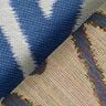 Outdoor Fabric Jacquard Ikat Print – blue,  thumbnail number 4