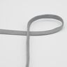 Flat cord Hoodie Lurex [8 mm] – elephant grey/metallic silver,  thumbnail number 1
