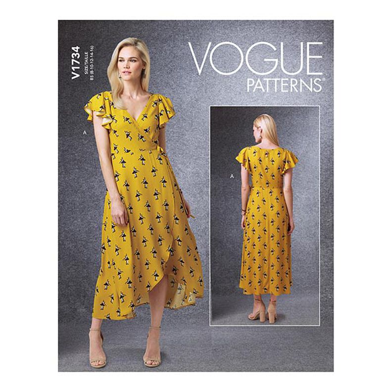 Wrap Dress, Vogue 1734 | 34-42,  image number 1