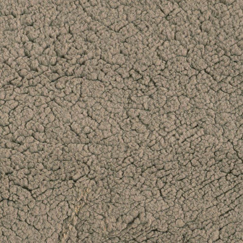 cuddly teddy fur fabric – dark grey,  image number 1