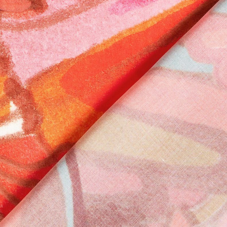 Beachwear Panel Pareo Summer Flowers – orange/yellow olive,  image number 5