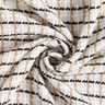Checked chunky bouclé – white/beige,  thumbnail number 3