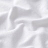 Plain cotton linen blend jersey – white,  thumbnail number 2