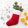 Cotton Poplin Festive Branches – dark red,  thumbnail number 5