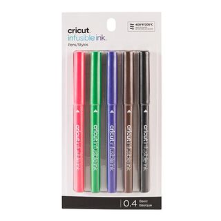 Cricut Infusible Ink Pens Basic [0,4 mm|5 pieces], 