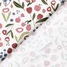 Cotton Jersey Flower meadow with little apples – offwhite,  thumbnail number 4