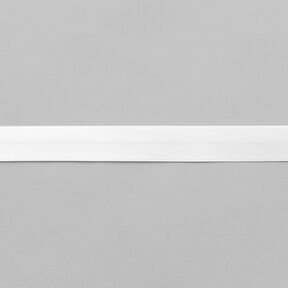 Bias binding Satin [20 mm] – white, 