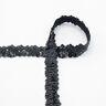 Elastic sequin trim [20 mm] – black,  thumbnail number 1